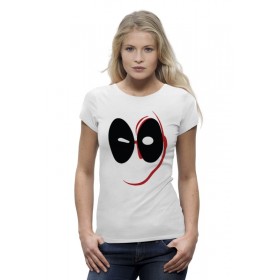 Женская футболка Premium с принтом Дэдпул (Deadpool) ,  |  | 