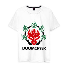 Мужская футболка хлопок с принтом Orc Mage - Doomcryer , 100% хлопок | прямой крой, круглый вырез горловины, длина до линии бедер, слегка спущенное плечо. | doomcryer | lineage | orc mage