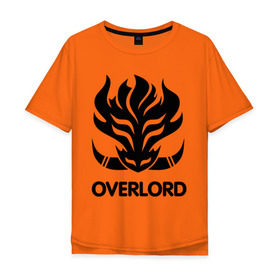 Мужская футболка хлопок Oversize с принтом Orc Mage - Overlord , 100% хлопок | свободный крой, круглый ворот, “спинка” длиннее передней части | lineage | orc mage | overlord