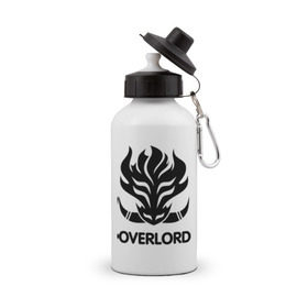 Бутылка спортивная с принтом Orc Mage - Overlord , металл | емкость — 500 мл, в комплекте две пластиковые крышки и карабин для крепления | lineage | orc mage | overlord