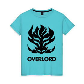 Женская футболка хлопок с принтом Orc Mage - Overlord , 100% хлопок | прямой крой, круглый вырез горловины, длина до линии бедер, слегка спущенное плечо | lineage | orc mage | overlord