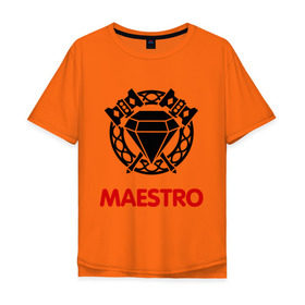 Мужская футболка хлопок Oversize с принтом Dwarf Fighter - Maestro , 100% хлопок | свободный крой, круглый ворот, “спинка” длиннее передней части | line age | lineage | линейка | маэстро