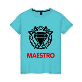 Женская футболка хлопок с принтом Dwarf Fighter - Maestro , 100% хлопок | прямой крой, круглый вырез горловины, длина до линии бедер, слегка спущенное плечо | line age | lineage | линейка | маэстро