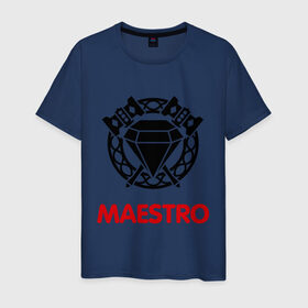 Мужская футболка хлопок с принтом Dwarf Fighter - Maestro , 100% хлопок | прямой крой, круглый вырез горловины, длина до линии бедер, слегка спущенное плечо. | line age | lineage | линейка | маэстро