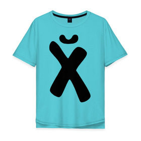 Мужская футболка хлопок Oversize с принтом Йух , 100% хлопок | свободный крой, круглый ворот, “спинка” длиннее передней части | буква | мат