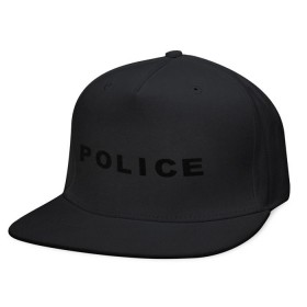 Кепка снепбек с прямым козырьком с принтом POLICE , хлопок 100% |  | police | правоохранительные органы