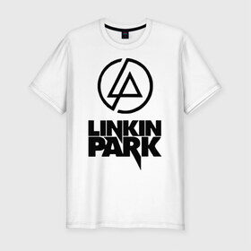 Мужская футболка премиум с принтом Linkin Park , 92% хлопок, 8% лайкра | приталенный силуэт, круглый вырез ворота, длина до линии бедра, короткий рукав | linkin | linkin park | park | линкин парк