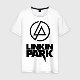 Мужская футболка хлопок с принтом Linkin Park , 100% хлопок | прямой крой, круглый вырез горловины, длина до линии бедер, слегка спущенное плечо. | linkin | linkin park | park | линкин парк