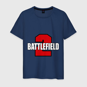 Мужская футболка хлопок с принтом BATTLEFIELD , 100% хлопок | прямой крой, круглый вырез горловины, длина до линии бедер, слегка спущенное плечо. | battlefield | bf | бф | игры | компрьютерные игры | стрелялка | стрелялки