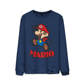 Мужской свитшот хлопок с принтом Super Mario (3) , 100% хлопок |  | Тематика изображения на принте: nintendo | марио | нинтендо