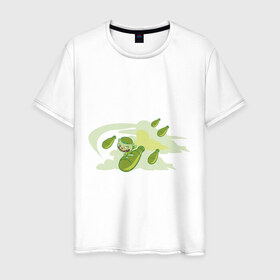 Мужская футболка хлопок с принтом Happy tree friend (9) , 100% хлопок | прямой крой, круглый вырез горловины, длина до линии бедер, слегка спущенное плечо. | 