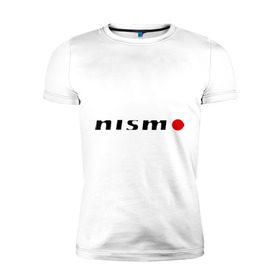 Мужская футболка премиум с принтом Nismo , 92% хлопок, 8% лайкра | приталенный силуэт, круглый вырез ворота, длина до линии бедра, короткий рукав | nismo | авто | автогонки | гонки | тачки | тюнинг