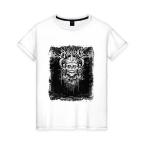Женская футболка хлопок с принтом Dethklok (1) , 100% хлопок | прямой крой, круглый вырез горловины, длина до линии бедер, слегка спущенное плечо | heavy metal | metal | rock | trash metal | квартет | метал | рок | рок группа | рок группы | трэш метал | хеви метал