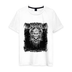 Мужская футболка хлопок с принтом Dethklok (1) , 100% хлопок | прямой крой, круглый вырез горловины, длина до линии бедер, слегка спущенное плечо. | heavy metal | metal | rock | trash metal | квартет | метал | рок | рок группа | рок группы | трэш метал | хеви метал