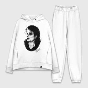 Женский костюм хлопок Oversize с принтом Michael Jackson (6) ,  |  | jackson | michael | pop | джексон | майкл | майкл джексон | поп