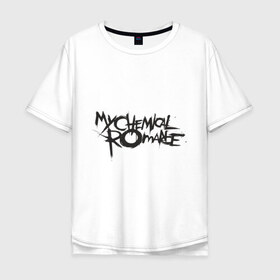 Мужская футболка хлопок Oversize с принтом My chemical romance , 100% хлопок | свободный крой, круглый ворот, “спинка” длиннее передней части | heavy metal | metal | pank | punk | rock | trash metal | квартет | метал | панк | рок | рок группа | рок группы | трэш метал | хеви метал