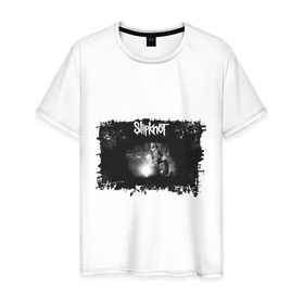 Мужская футболка хлопок с принтом Slipknot (2) , 100% хлопок | прямой крой, круглый вырез горловины, длина до линии бедер, слегка спущенное плечо. | metal | rock | slipknot | метал | рок | слипкнот | слипнот