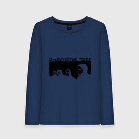 Женский лонгслив хлопок с принтом Porcupine Tree , 100% хлопок |  | metal | porcupine tree | rock | логотип | метал | музыка | рок | рок группа | рок группы