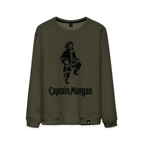 Мужской свитшот хлопок с принтом Capitan Morgan , 100% хлопок |  | capitan morgan | бар | бармен | капитан морган