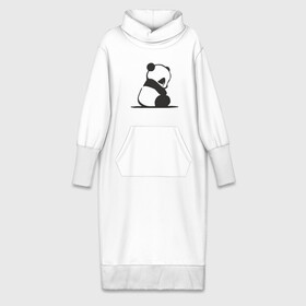Платье удлиненное хлопок с принтом Панда ,  |  | панда