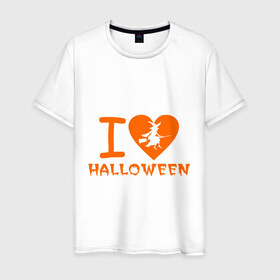 Мужская футболка хлопок с принтом I Love Halloween , 100% хлопок | прямой крой, круглый вырез горловины, длина до линии бедер, слегка спущенное плечо. | hallowen | hallowin | halovin | halowen | halowin | helloveen | helloven | hellovin | heloven | helovin | i lov | ведьма | день всех святых | колдунья | метла | халлоуин | халлувин | халоуин | халувин | хелловин | хеллоуин | хелоуин | хелувин