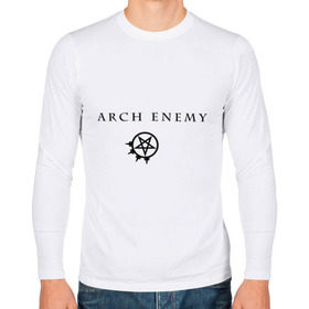 Мужской лонгслив хлопок с принтом Arch Enemy , 100% хлопок |  | arch enemy | metall | punk | rock | метал | металл | панк | панк рок | рок