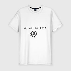 Мужская футболка премиум с принтом Arch Enemy , 92% хлопок, 8% лайкра | приталенный силуэт, круглый вырез ворота, длина до линии бедра, короткий рукав | arch enemy | metall | punk | rock | метал | металл | панк | панк рок | рок