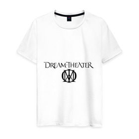 Мужская футболка хлопок с принтом Dream Theater , 100% хлопок | прямой крой, круглый вырез горловины, длина до линии бедер, слегка спущенное плечо. | heavy metal | metal | rock | trash metal | квартет | метал | рок | рок группа | рок группы | трэш метал | хеви метал