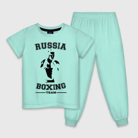 Детская пижама хлопок с принтом Бокс , 100% хлопок |  брюки и футболка прямого кроя, без карманов, на брюках мягкая резинка на поясе и по низу штанин
 | кикбоксинг