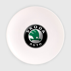 Тарелка 3D с принтом Skoda , фарфор | диаметр - 210 мм
диаметр для нанесения принта - 120 мм | skoda | авто | бренд | логотип | машина | шкода