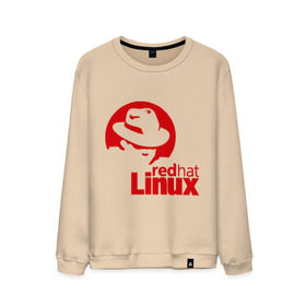 Мужской свитшот хлопок с принтом Linux - Redhart , 100% хлопок |  | Тематика изображения на принте: linux | redhart | админу | дистрибутив | красная шляпа | линукс