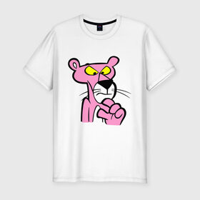Мужская футболка премиум с принтом Розовая пантера (3) , 92% хлопок, 8% лайкра | приталенный силуэт, круглый вырез ворота, длина до линии бедра, короткий рукав | pink panther | розовая пантера