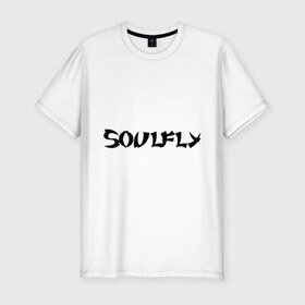 Мужская футболка премиум с принтом Soulfly , 92% хлопок, 8% лайкра | приталенный силуэт, круглый вырез ворота, длина до линии бедра, короткий рукав | Тематика изображения на принте: soulfly | панк | рок | соулфлай