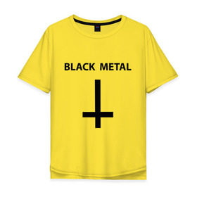 Мужская футболка хлопок Oversize с принтом Black metal , 100% хлопок | свободный крой, круглый ворот, “спинка” длиннее передней части | heavy metal | metal | muse | rock | trash metal | альтернатива | квартет | лица | метал | рок | рок группа | рок группы | трэш метал | хеви метал