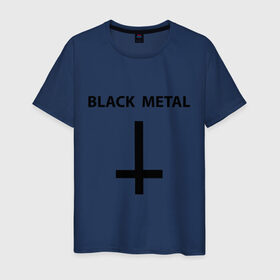 Мужская футболка хлопок с принтом Black metal , 100% хлопок | прямой крой, круглый вырез горловины, длина до линии бедер, слегка спущенное плечо. | heavy metal | metal | muse | rock | trash metal | альтернатива | квартет | лица | метал | рок | рок группа | рок группы | трэш метал | хеви метал