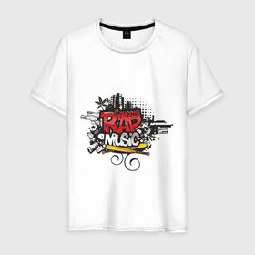 Мужская футболка хлопок с принтом gangsta rap music , 100% хлопок | прямой крой, круглый вырез горловины, длина до линии бедер, слегка спущенное плечо. | gangsta | gansta | hip | hip hop | hop | music | rap | графити | граффити | рэп | рэпчина | хип | хип хоп | хипхоп | хоп