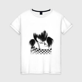 Женская футболка хлопок с принтом Ска , 100% хлопок | прямой крой, круглый вырез горловины, длина до линии бедер, слегка спущенное плечо | девушка emo | субкультуры | эмо