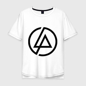Мужская футболка хлопок Oversize с принтом Linkin park (5) , 100% хлопок | свободный крой, круглый ворот, “спинка” длиннее передней части | linkin | park | линкин парк
