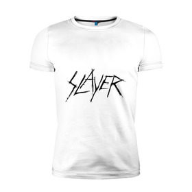Мужская футболка премиум с принтом Slayer (2) , 92% хлопок, 8% лайкра | приталенный силуэт, круглый вырез ворота, длина до линии бедра, короткий рукав | alternative rock | pank | punk | rock | альтернативный рок | метал | панк | рок | тяжелая музыка | хард рок | хеви метал