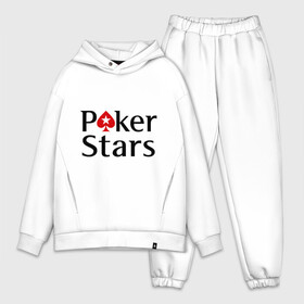 Мужской костюм хлопок OVERSIZE с принтом Poker Stars ,  |  | pokerstars
