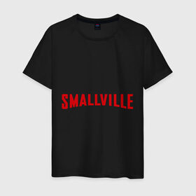 Мужская футболка хлопок с принтом Smallville , 100% хлопок | прямой крой, круглый вырез горловины, длина до линии бедер, слегка спущенное плечо. | comixsuperhero | smallville | smalville | смолвилль | тайны смолвилля | тайны смолвиля