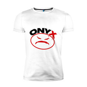 Мужская футболка премиум с принтом Onyx , 92% хлопок, 8% лайкра | приталенный силуэт, круглый вырез ворота, длина до линии бедра, короткий рукав | gangsta | hip hop | hop | оникс | хоп