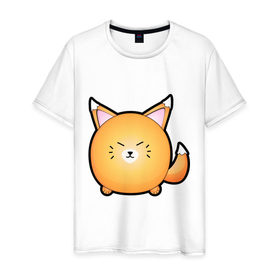 Мужская футболка хлопок с принтом Cute Puffy Animals Shirt (8) , 100% хлопок | прямой крой, круглый вырез горловины, длина до линии бедер, слегка спущенное плечо. | 