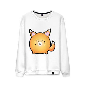 Мужской свитшот хлопок с принтом Cute Puffy Animals Shirt (8) , 100% хлопок |  | Тематика изображения на принте: 