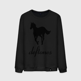Мужской свитшот хлопок с принтом Deftones (3) , 100% хлопок |  | дефтонс | лошадь | музыка | рок | эмблема deftones