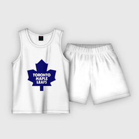 Детская пижама с шортами хлопок с принтом Toronto Maple Leafs ,  |  | 
