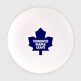 Тарелка с принтом Toronto Maple Leafs , фарфор | диаметр - 210 мм
диаметр для нанесения принта - 120 мм | Тематика изображения на принте: 