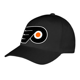 Бейсболка с принтом Philadelphia Flyers , 100% хлопок | классический козырек, металлическая застежка-регулятор размера | hockey | nhl | национальная лига | нхл | филадельфия флаерс | хокей | хоккей