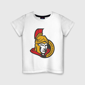 Детская футболка хлопок с принтом Ottawa Senators , 100% хлопок | круглый вырез горловины, полуприлегающий силуэт, длина до линии бедер | ottawa senators | канадский хоккей | нхл | оттава сенаторс | хокей | хоккей | хоккейная лига