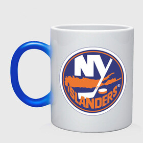 Кружка хамелеон с принтом New York Islanders , керамика | меняет цвет при нагревании, емкость 330 мл | Тематика изображения на принте: new york islanders | nhl | нхл | нью йорк айлендс | нью йорк хоккей | хоккей | хоккейная лига